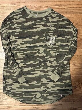 Camouflage Long Sleeve Monogrammed AMM Olive Green
